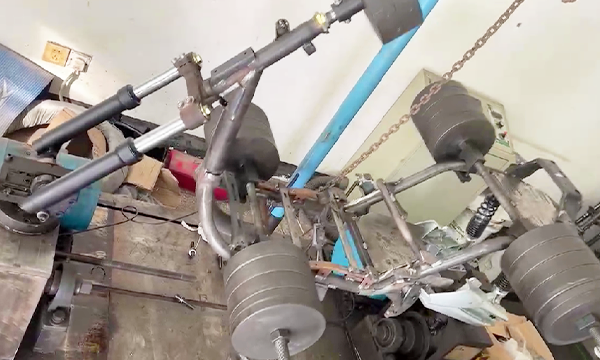 Frame vibration test